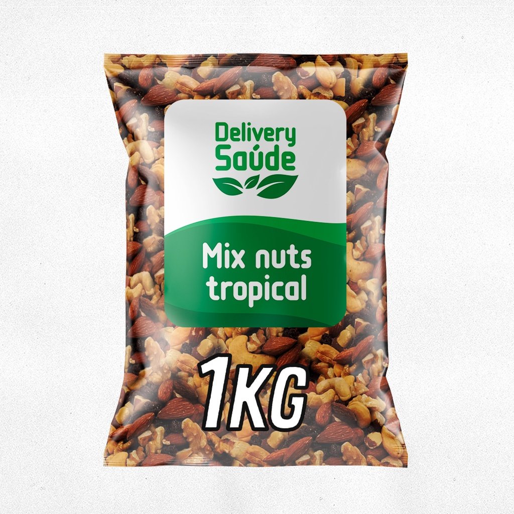 MIX PREMIUM NUTS Castanha de Caju/Castanha do Pará/Amêndoas/Nozes/Cranberry/Uva Passas/Amendoim 500G/1KG