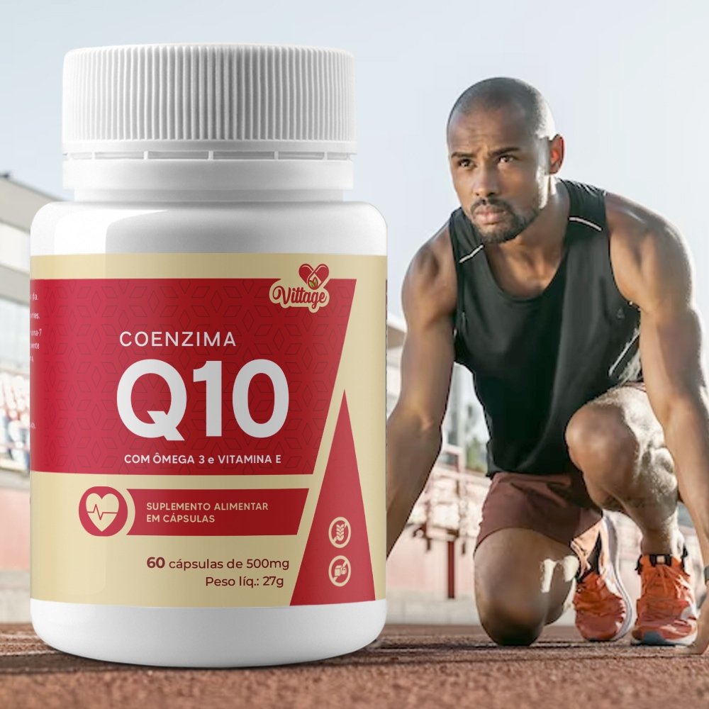 Coenzima Q10 VITTAGE  com Vit B2 e Magnésio 60 cáps