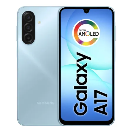 Celular Samsung Galaxy A17 Com Ia, 128gb, 4gb Ram, Câm De 50mp, Tela De 6.7 , Nfc, Ip54 - Azul