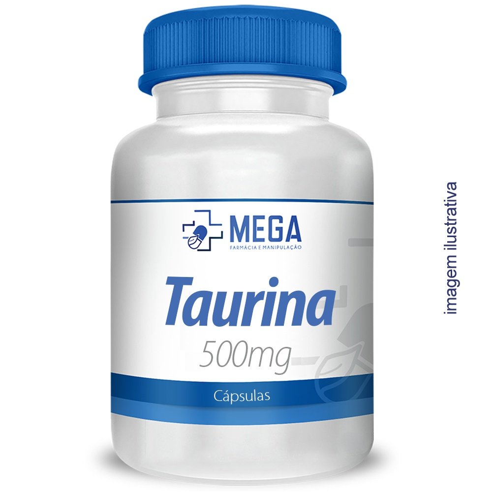 Taurina 500 Mg Manipulado 120 Capsulas