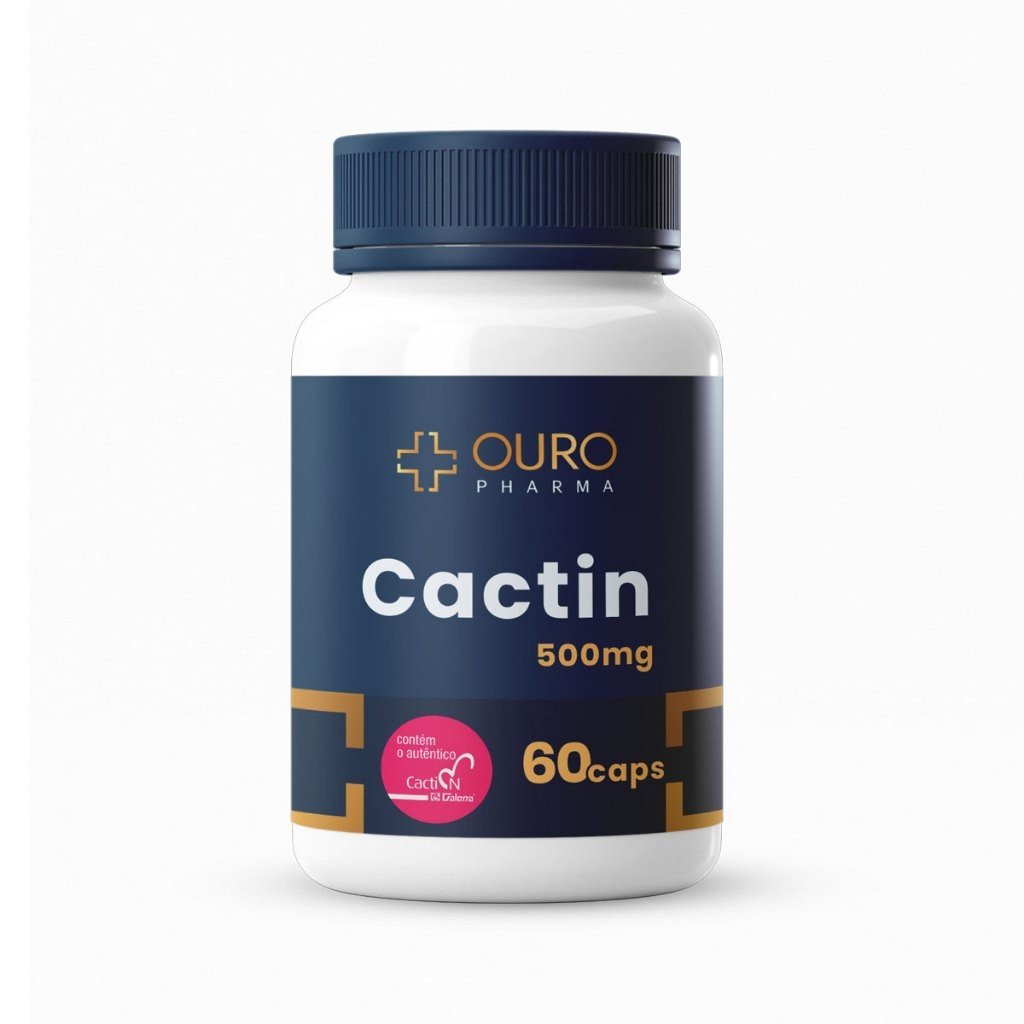Cactin 500mg Original Galena Com Selo 30 ou 60 Cápsulas