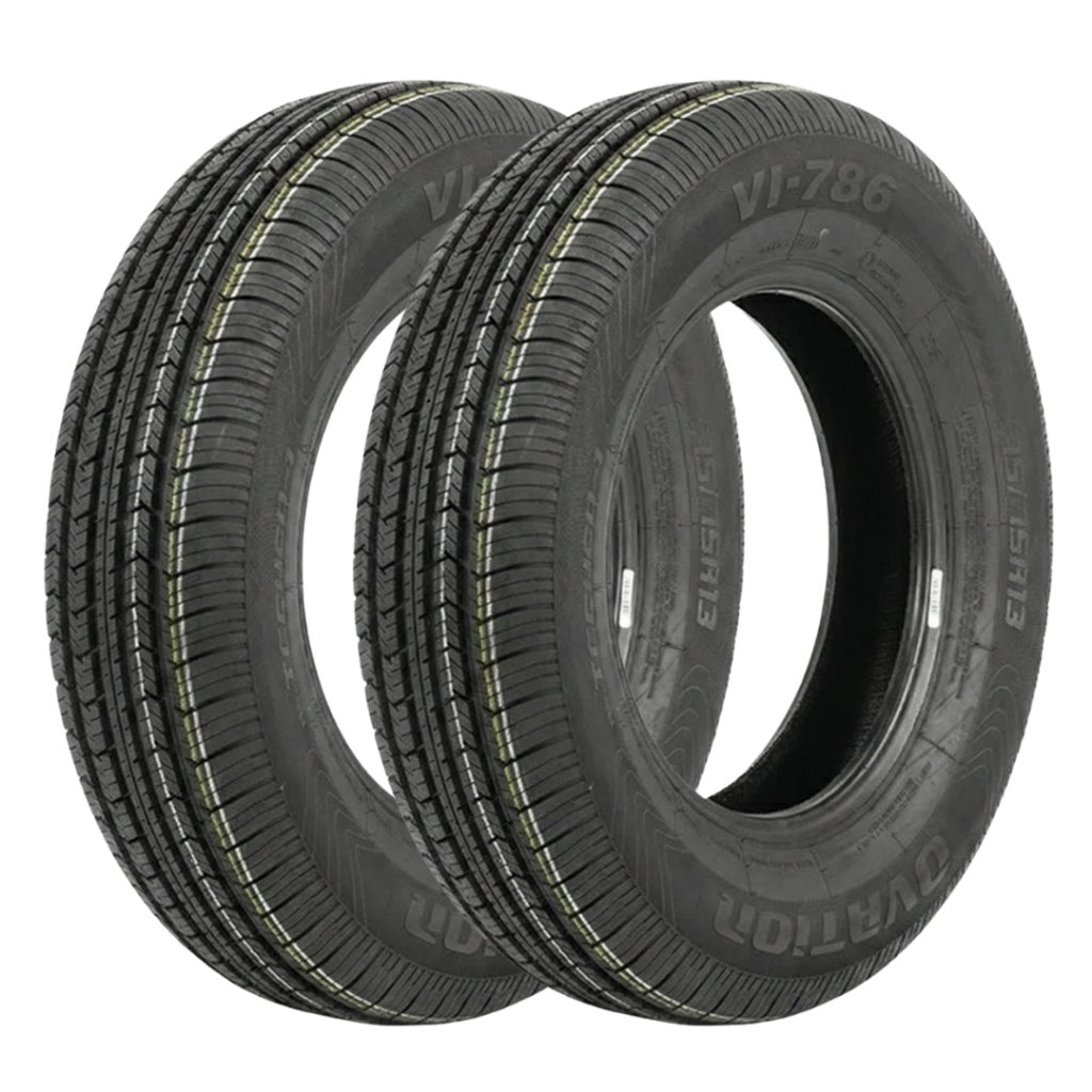 Kit 2 Pneus 175/75 R13 Ovation VI-786 84T Aro 13 Novos