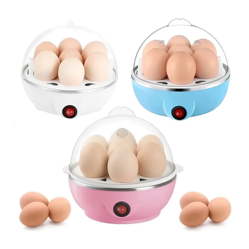 Cozedor de Ovos Elétrico Portátil Cozinha à Vapor 110V Cor Aleatória