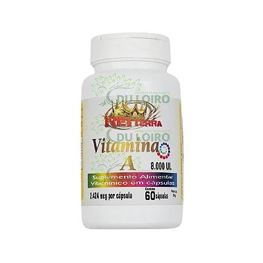 Vitamina A 60Caps 2.424mcg - Rei Terra