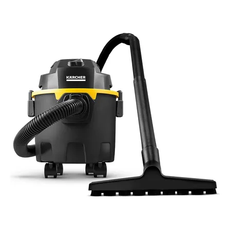 Aspirador De Pó E Água Kärcher Wdl 1 Black (3 Em 1) Função Soprador Compacto E Portátil Alcance De 7,5 Metros 10 L 1500w Preto 220v