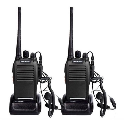 Kit 2 rádios comunicador Alcance 12 Km 16 canais Radio Baofeng 777s recarregável Vhf/uhf