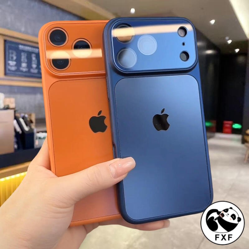 Faça Seu Telefone Parece iPhone Série 17 Capa Fosca AG Original Para 17 16 15 14 13 12 Pro Max