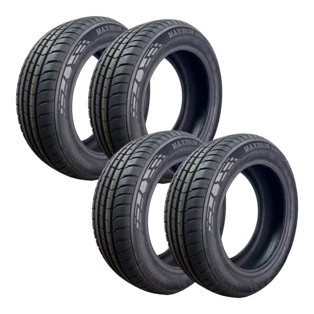 Kit 4 Pneus 195/55R15 85V Aro15 Doublestar Novo Polo Punto Fox Bravo Vectra Astra Siena Linea Cobalt