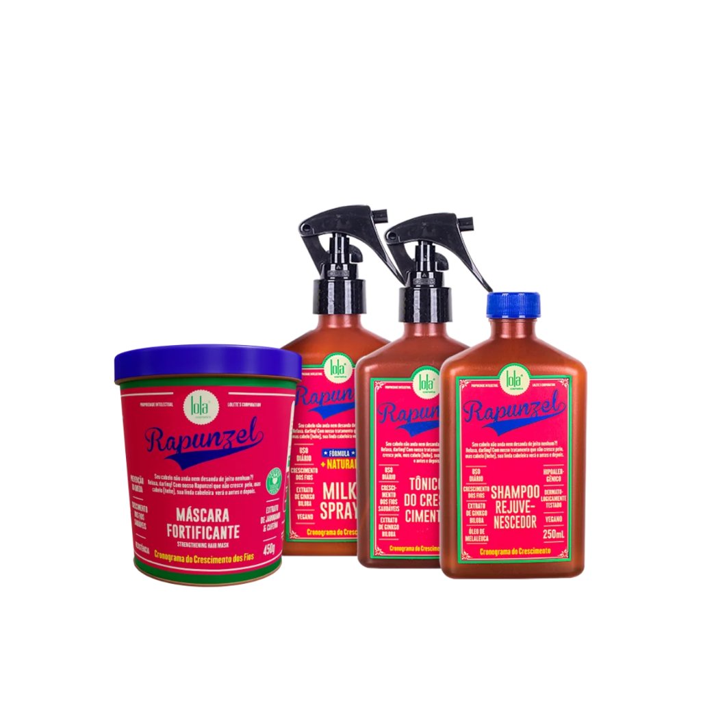 Lola Kit Rapunzel Linha de Crescimento - 4 Itens