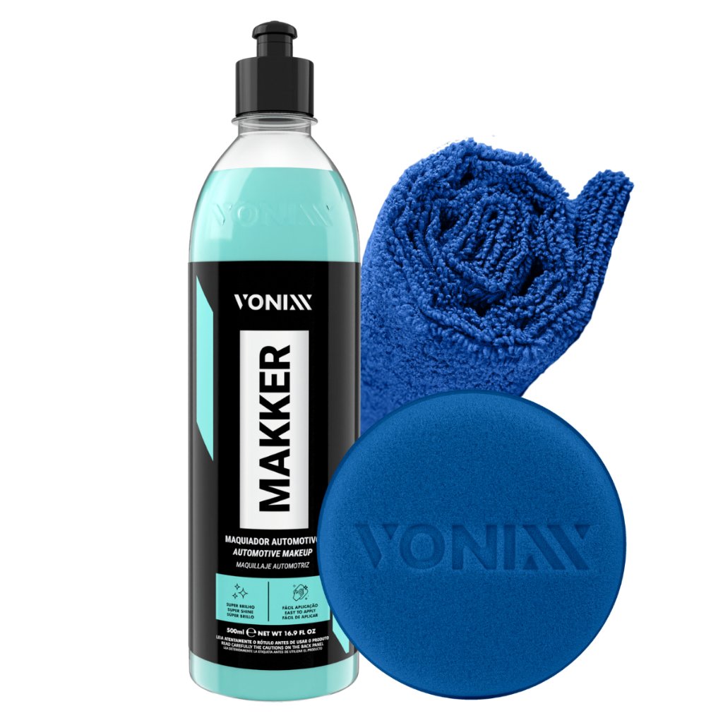 Makker Maquiador Automotivo Renova Pintura Defeitos Vonixx 500 ml + Pano + Aplicador