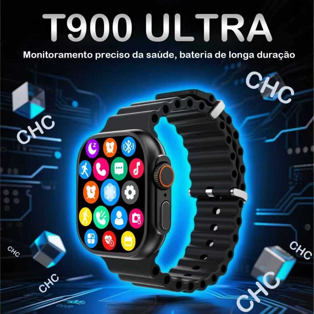 T900 Ultra Smartwatch 9 T800 Ultra 2025 Nova Relógio Inteligente para pronta entrega- Frete Grátis