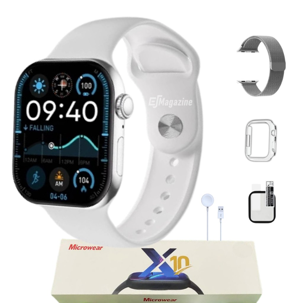 Relógio Inteligente Smartwatch S10 Series 10 Feminino Masculino Microwear Lançamento 2025