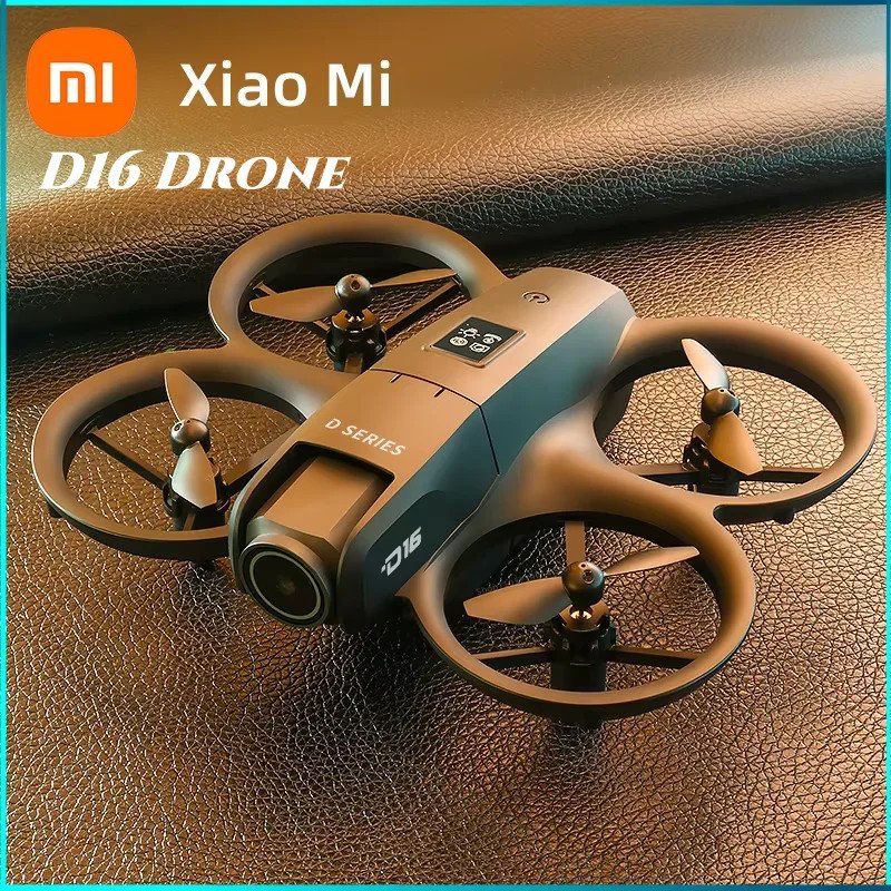Xiaomi D16 Mini Drone 8K HD Câmera Dupla Pro Versão 180°Posicionamento GPS elétrico ajustável evita obstáculos Drone sem