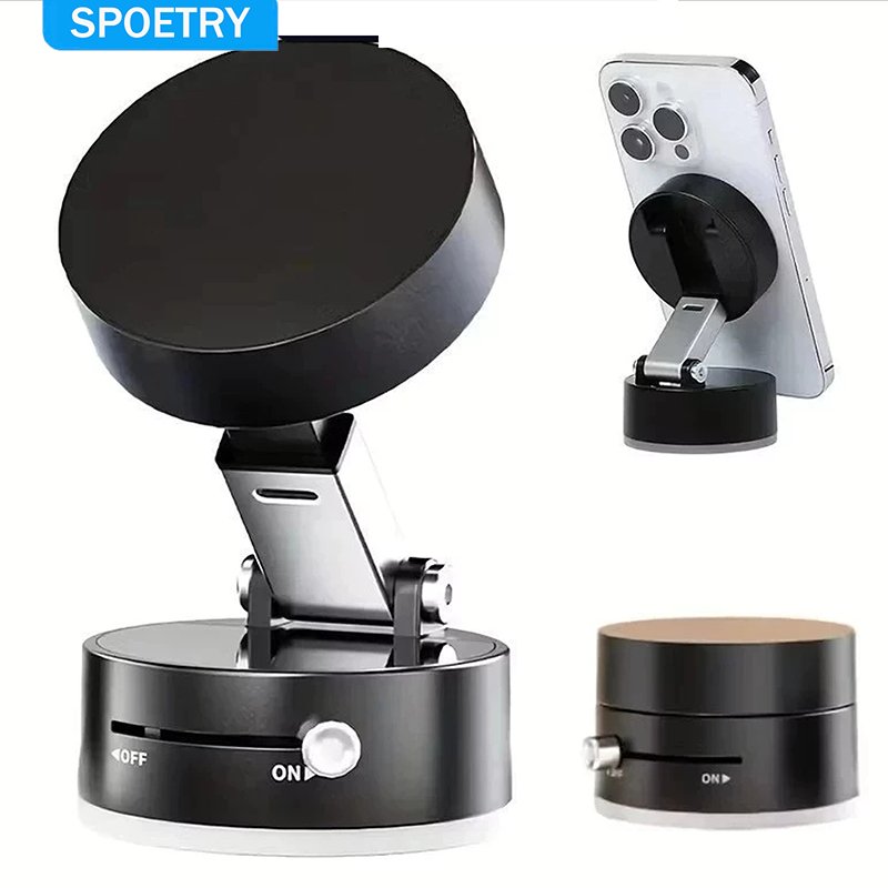 360°Suporte dobrável para celular Suporte magnético de adsorção de carro Envio rápido