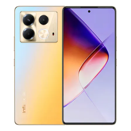 Smartphone Infinix Note 40 5g, 8 Gb De Ram, 256 Gb De Armazenamento, Câmera Tripla De 108 Mp+ 32 Mp, Tela De 6,78 Fhd+120 Hz, Som Jbl, Bateria De 5000 Mah, Carregamento Sem Fio Gold Dourado