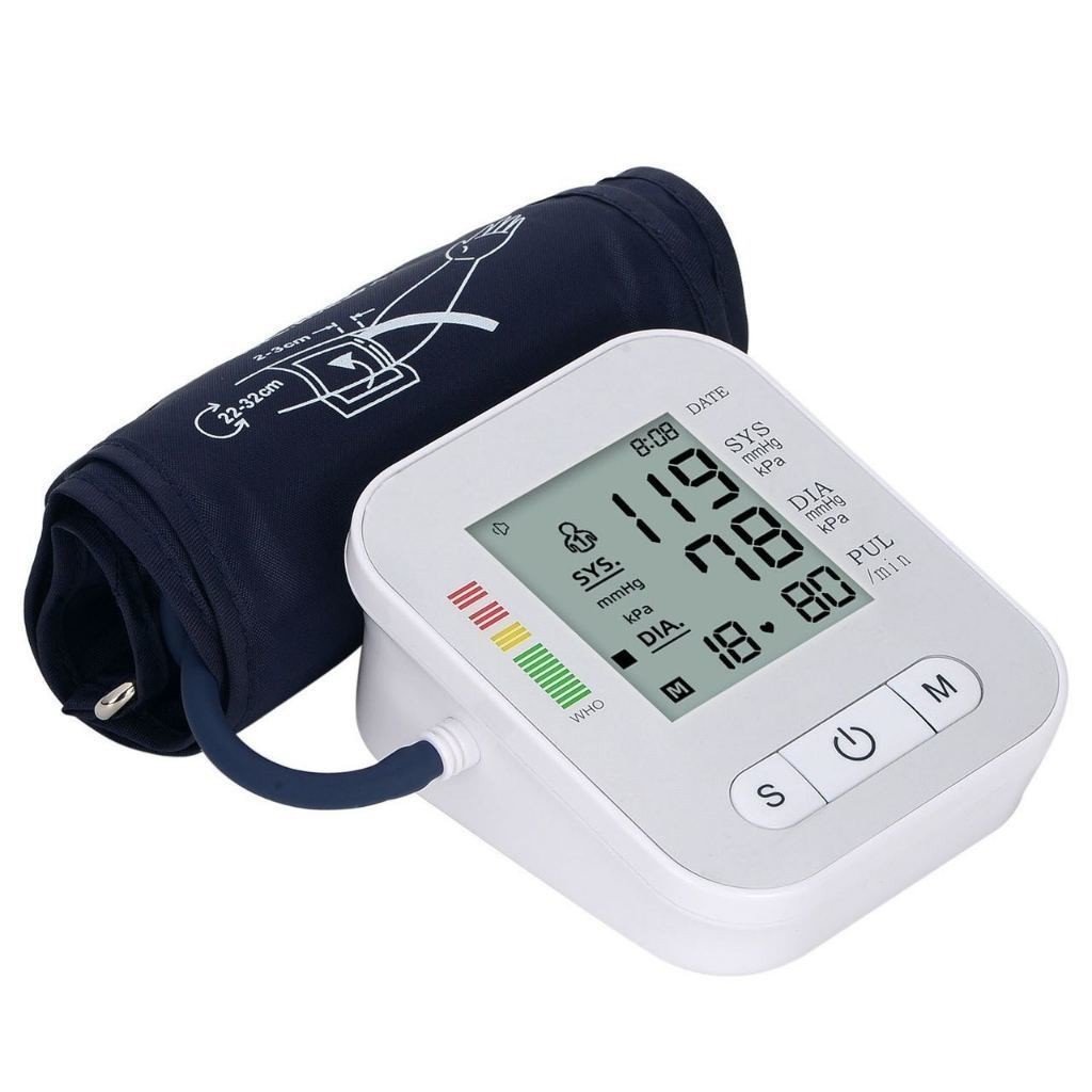 Aparelho De Medir Pressão Arterial De Braço Visor Digital Inteligante