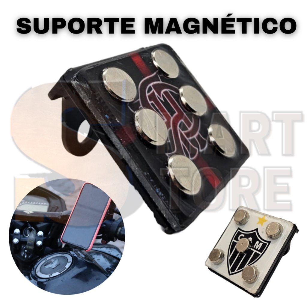 Suporte Magnético De Celular Com Imã Para Motos