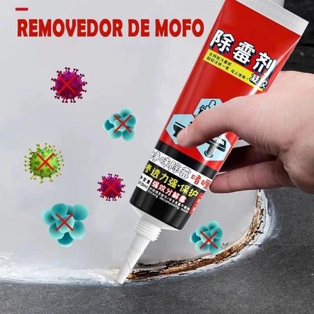 Gel de limpeza altamente eficaz contra mofo e bolor, que remove facilmente as manchas mais difíceis e mantém o ambiente