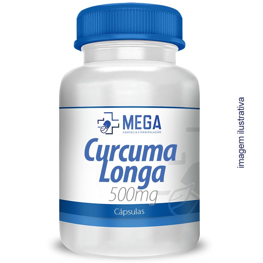 Curcuma Longa 500 Mg Manipulado 120 Capsulas