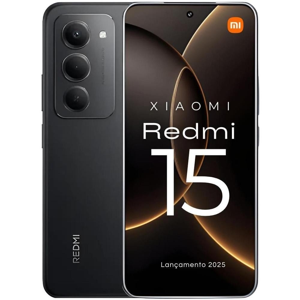 Celular Xiaomi Redmi 15 256gb / 128gb Versão Global Original Envio Imediato (PELÍCULA CORTESIA)