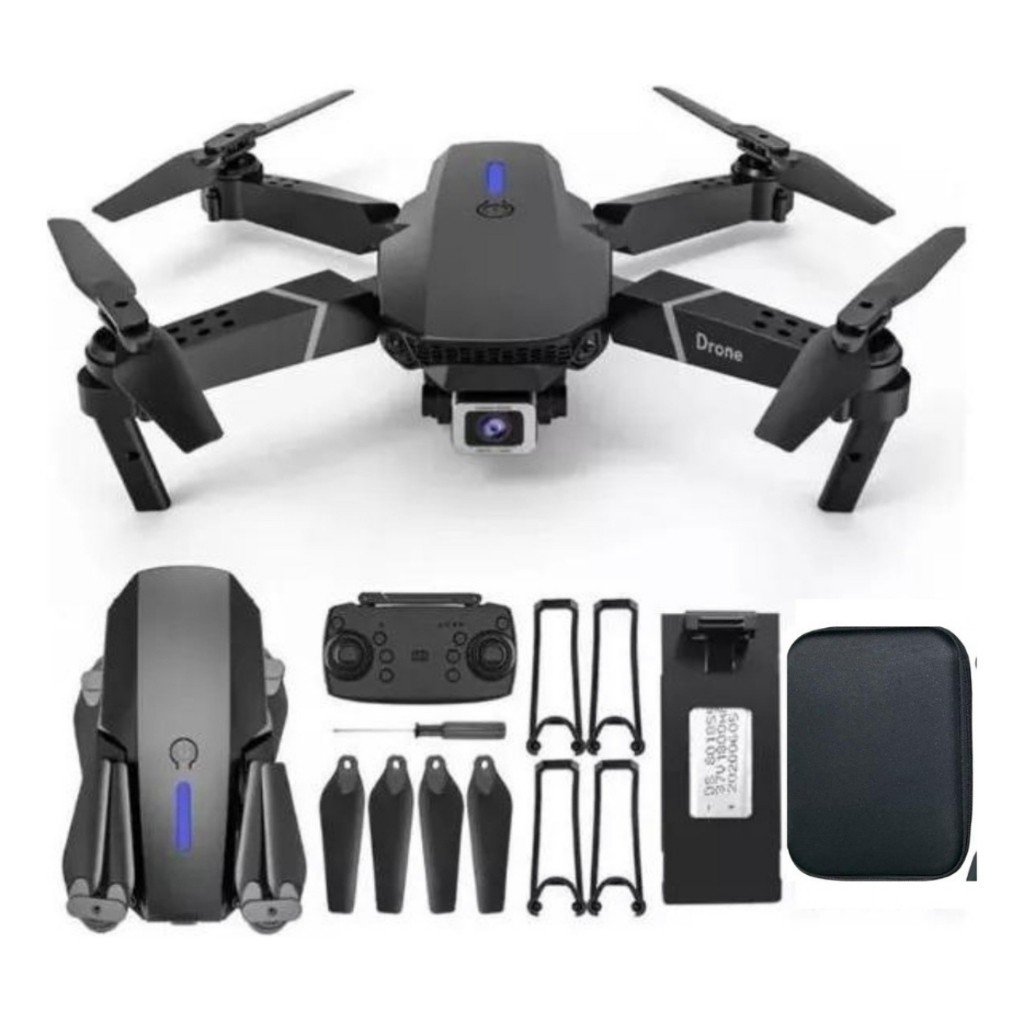 Dli Drone Mini E99 Pro Camera 4k Com 1 Bateria Wi-fi Preto