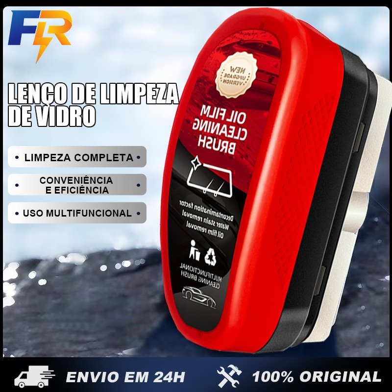 Escova de limpeza de filme de óleo de vidro de carro 120ml Limpador de óleo para vidros de carro