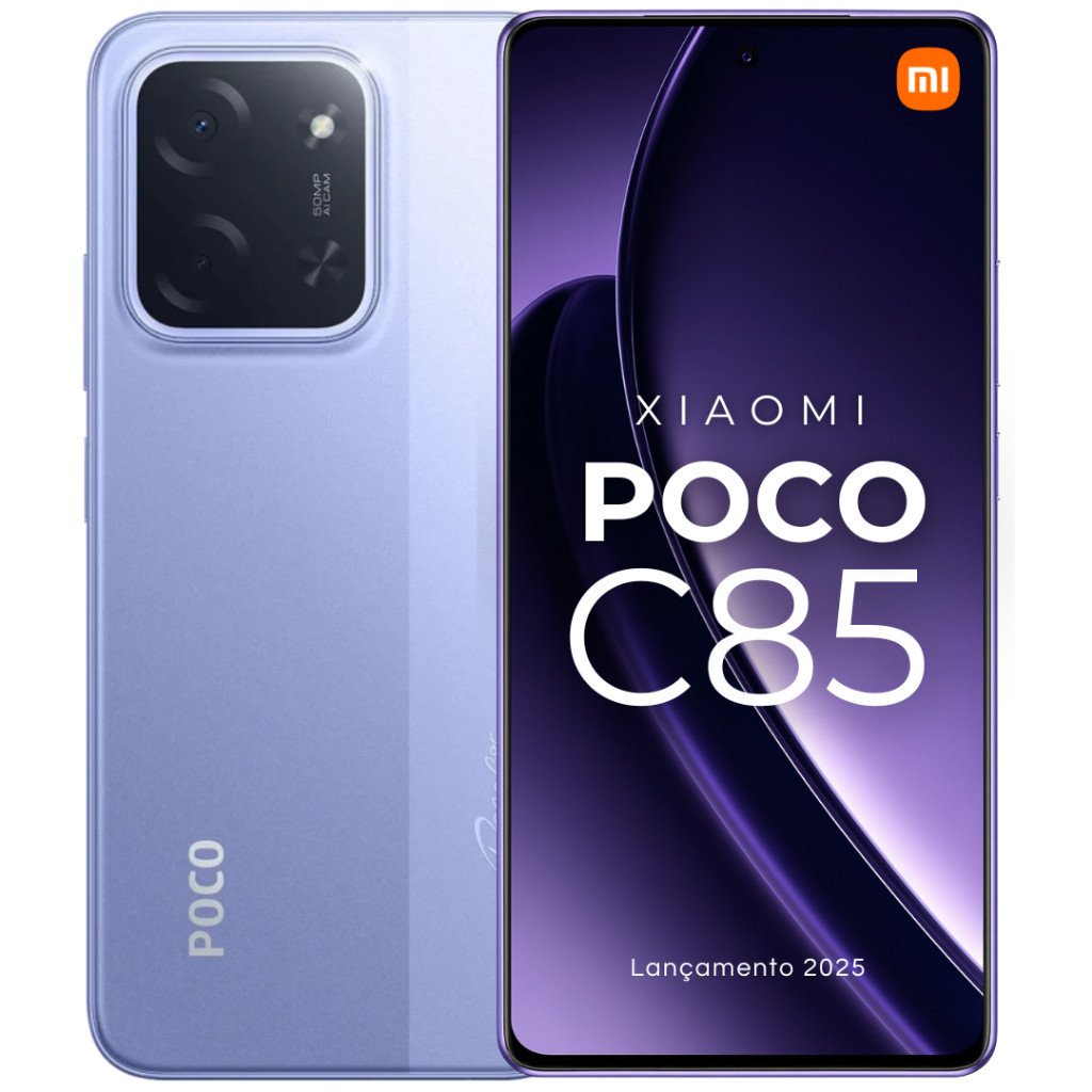 Smartphone Xiaomi Poco C85 256GB / 128GB Versão Global NFC Envio Imediato (COM PELÍCULA DE CORTESIA)