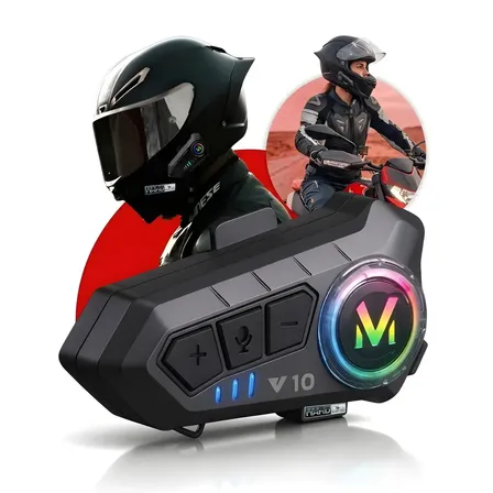 Fone De Ouvido Para Capacete Intercomunicador Bluetoot Moto Hardline Bluetooth Para Capacete Headset Moto Sem Fio Música Gps Chamada Handsfree Alta Potência