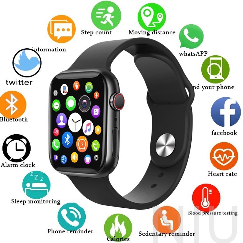 X8 Relógio à prova d'água inteligente Bluetooth Call Heart Rate  Smartwatch