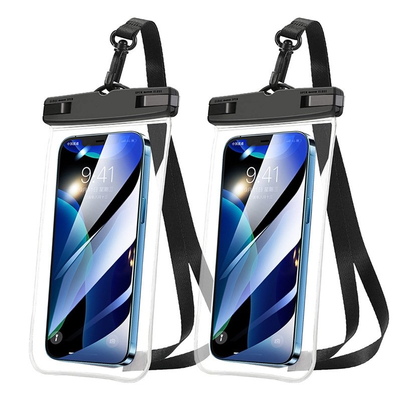 2/5/10 Pcs Capa Celular Bolsa Case A Prova D'água Transparente Cor Universal Praia Piscina Viajar Promoção