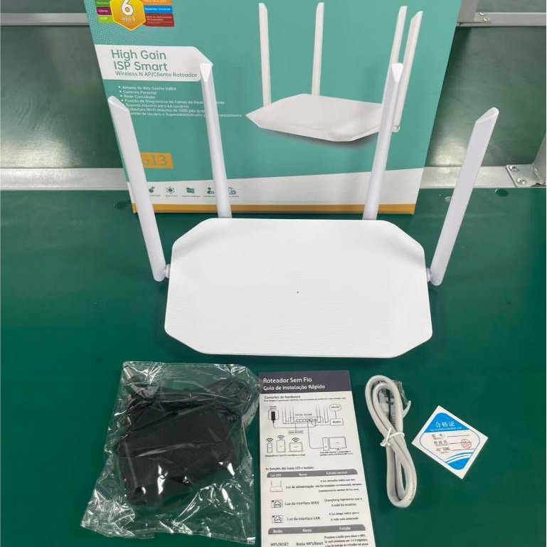 . Roteador  2.4G Wi-Fi Banda Dupla Gigabit - Alta Velocidade e Cobertura Total da Casa G13