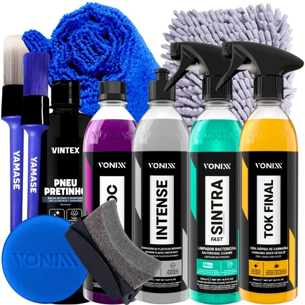 Kit Completo para Estética Automotiva Vonixx