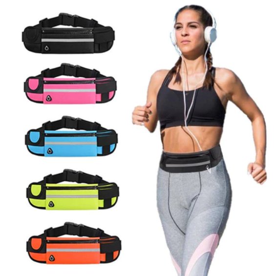 Pochete Fitness Corrida Academia Celular Bike Slim Impermeável Porta Água