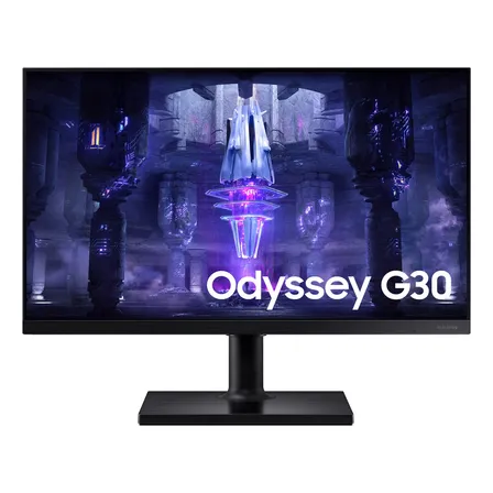 Monitor Samsung Odyssey G30 Ls24bg300elmzd 24  Full Hd Va 144hz Freesync Preto 127/220v