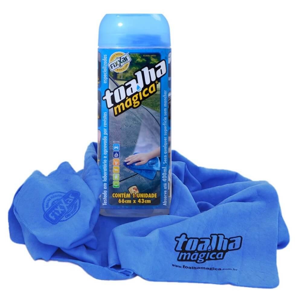 Toalha Mágica Fixxar Para Limpezas Diversas Casa, Carro, Moto