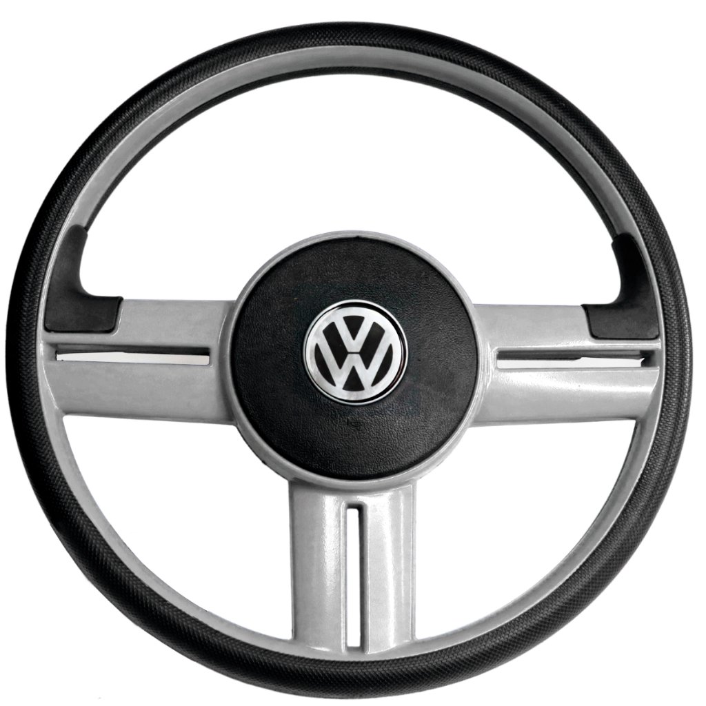 Volante Esportivo Rallye Prata  Gol Parati Saveiro Santana G2 G3 G4 Golf Polo Cordoba Bora