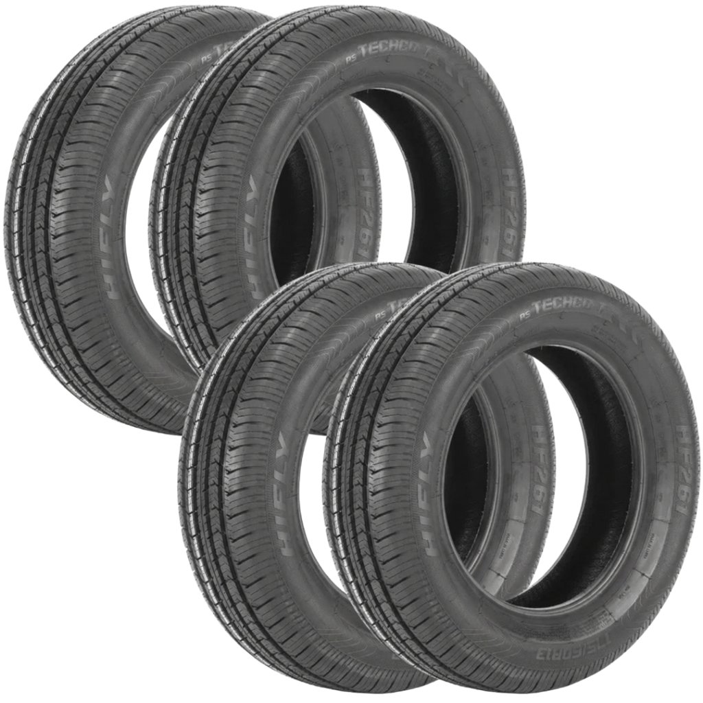 Jogo 4 Pneus 175/60 R13 HIFLY HF261 77H Novo Aro 13