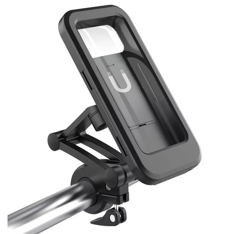 Suporte Case Capa Celular P Bike Moto Prova D'agua Magnetico