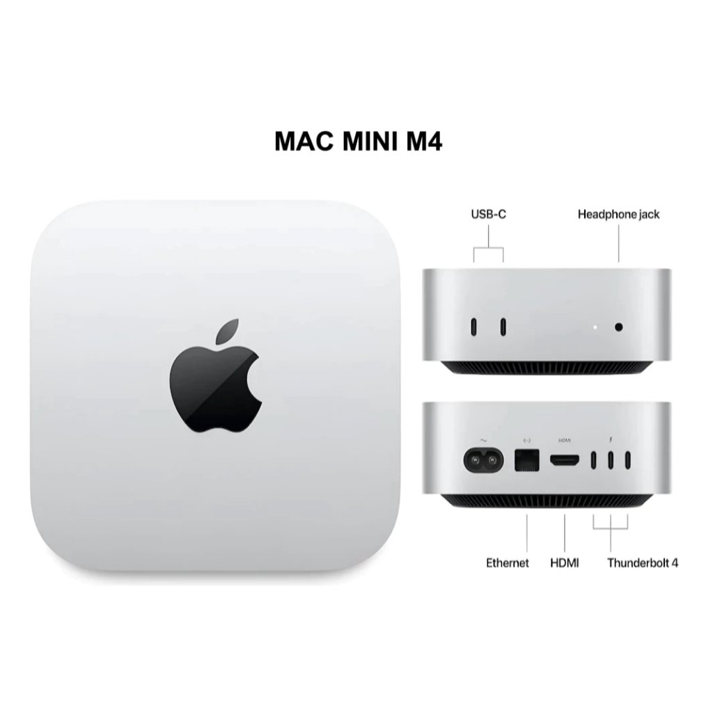 Apple MacMini M4 16.256 ou M2 8.256 - Original Lacrado - 1 Ano de Garantia