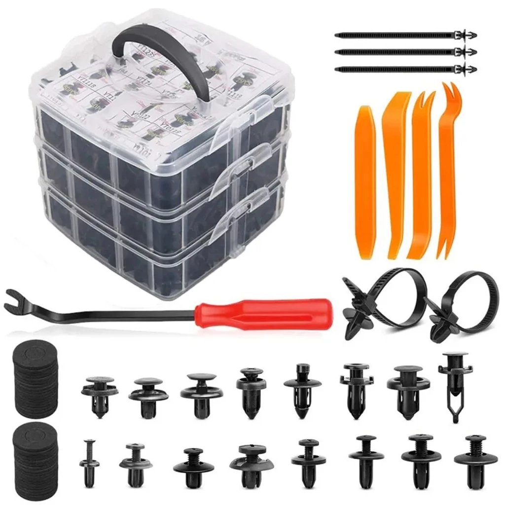 650/130/100 Pcs auto fastener Clipe Mista Corpo Do Carro push Pino Retentor rivet stops Guarnição Da Porta Painel kit