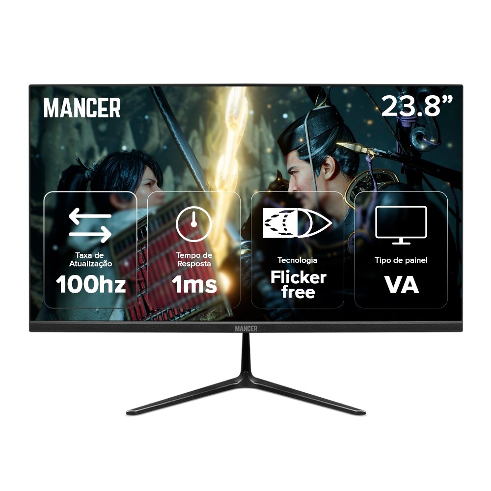 Monitor Gamer Mancer Horizon Z2S, 23.8 Pol, VA, FHD, 1ms, 100Hz, HDMI/VGA, MCR-HZN24S-BL3