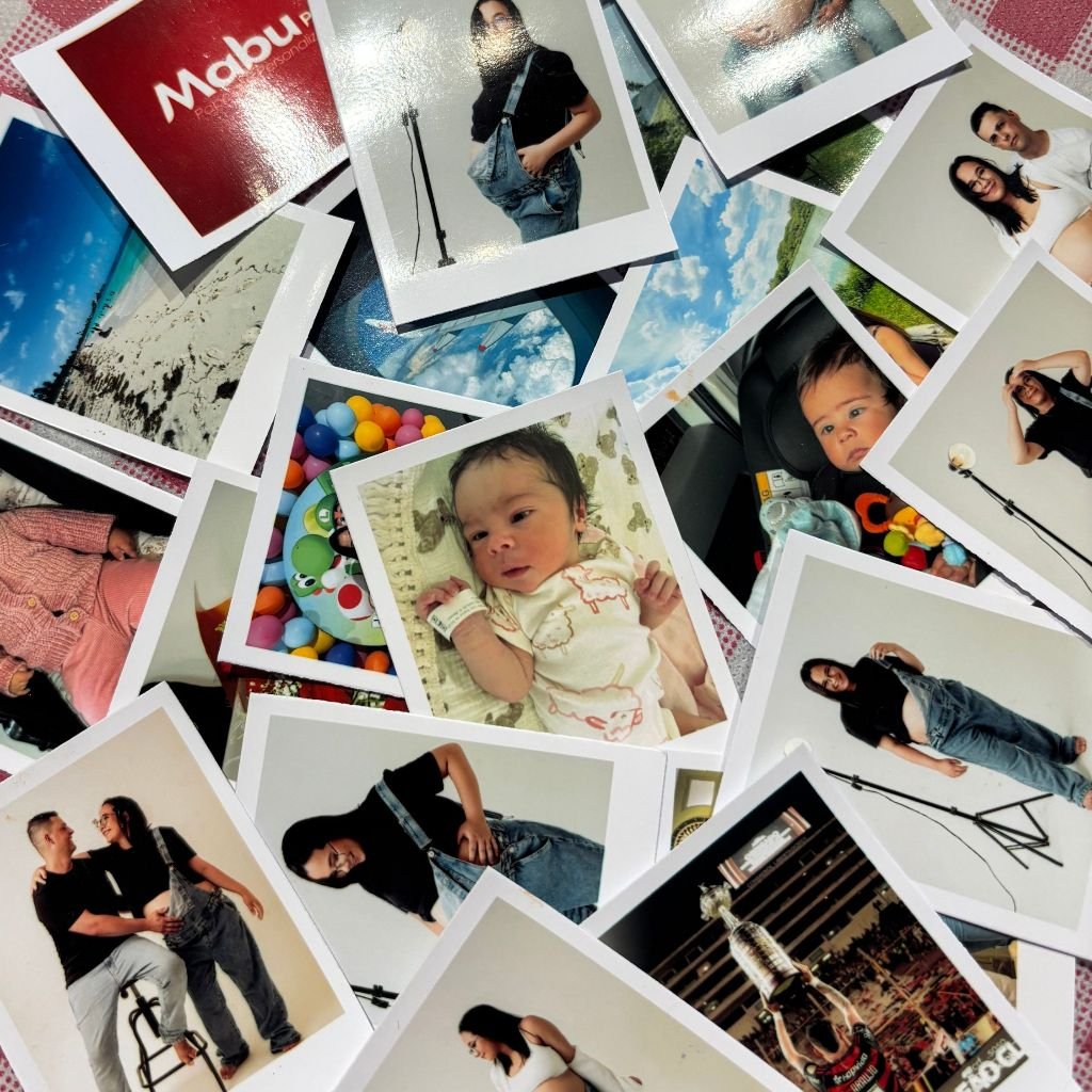 Mini Foto - Kit 15, 30 ou 45 Unidades  - Cabe na capinha de Celular - Alta qualidade - Não colocamos legendas