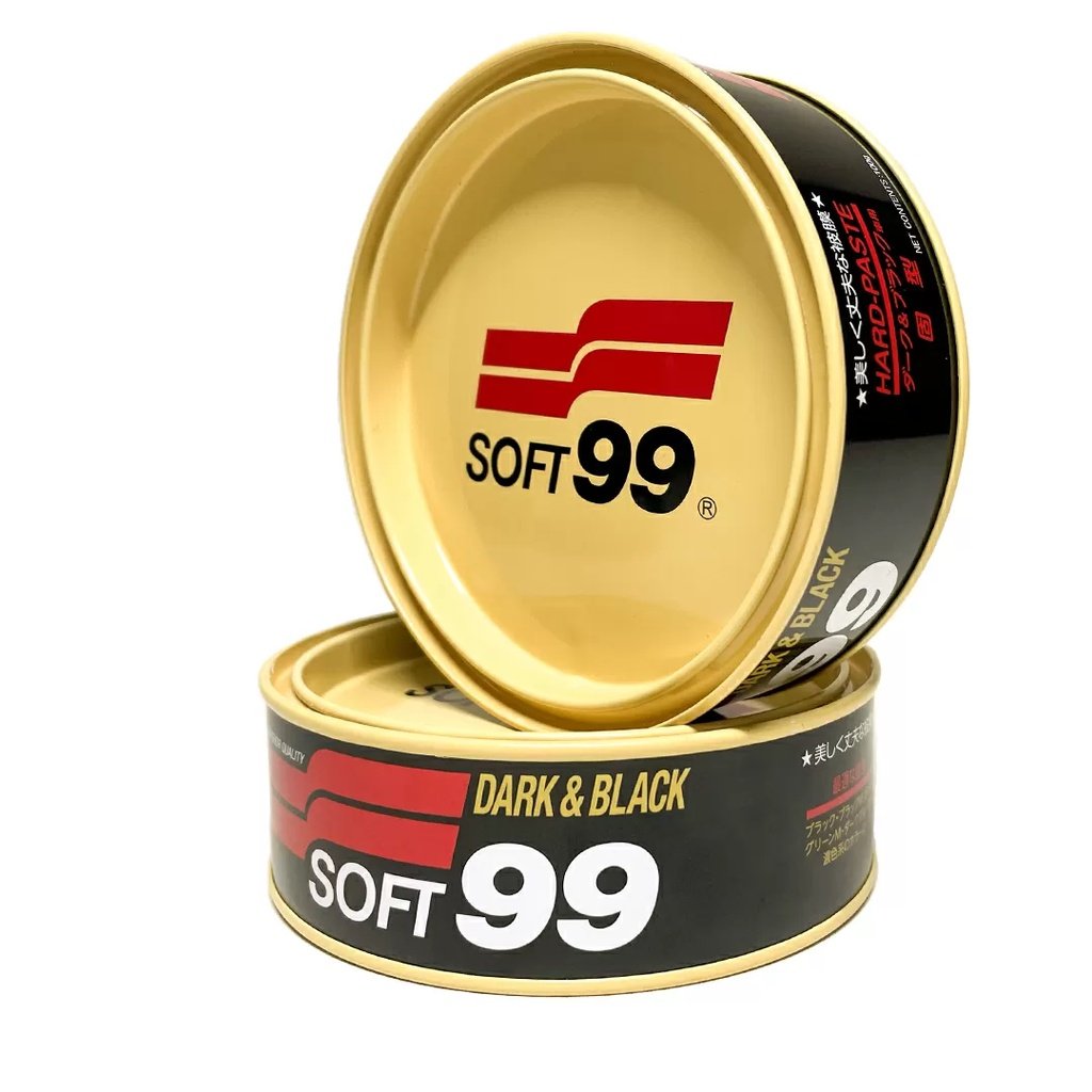 Cera De Carnauba Premium Automotiva Dark E Black Soft99 100 gr Carros Pretos Escuros