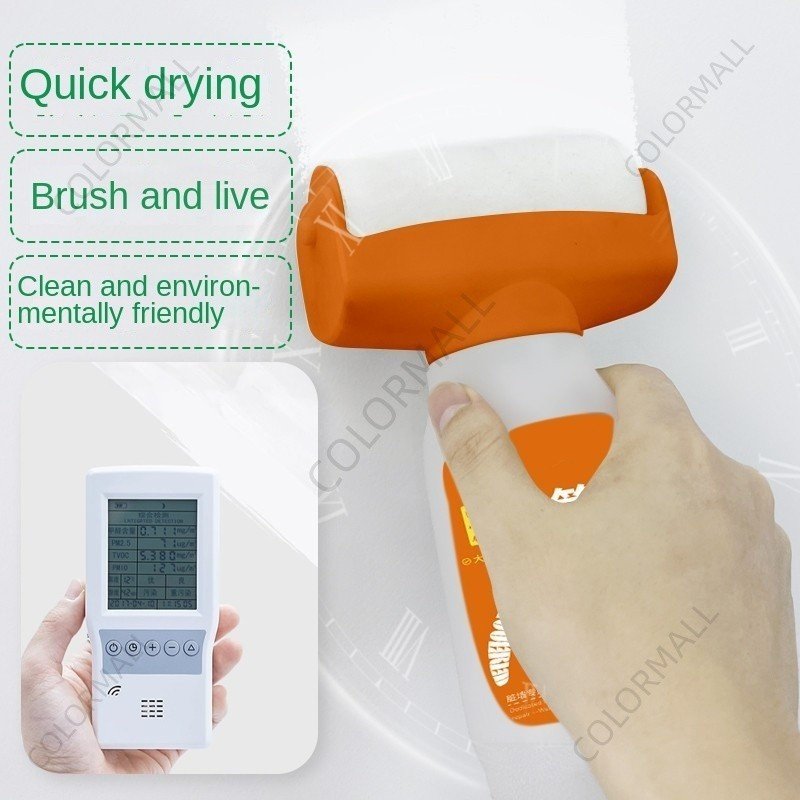 Tinta De Rolo Para Parede , Látex Branca À Base De Água Paredes Internas , Reparo De Grafite Jumei Prova D'água Arco-Íris