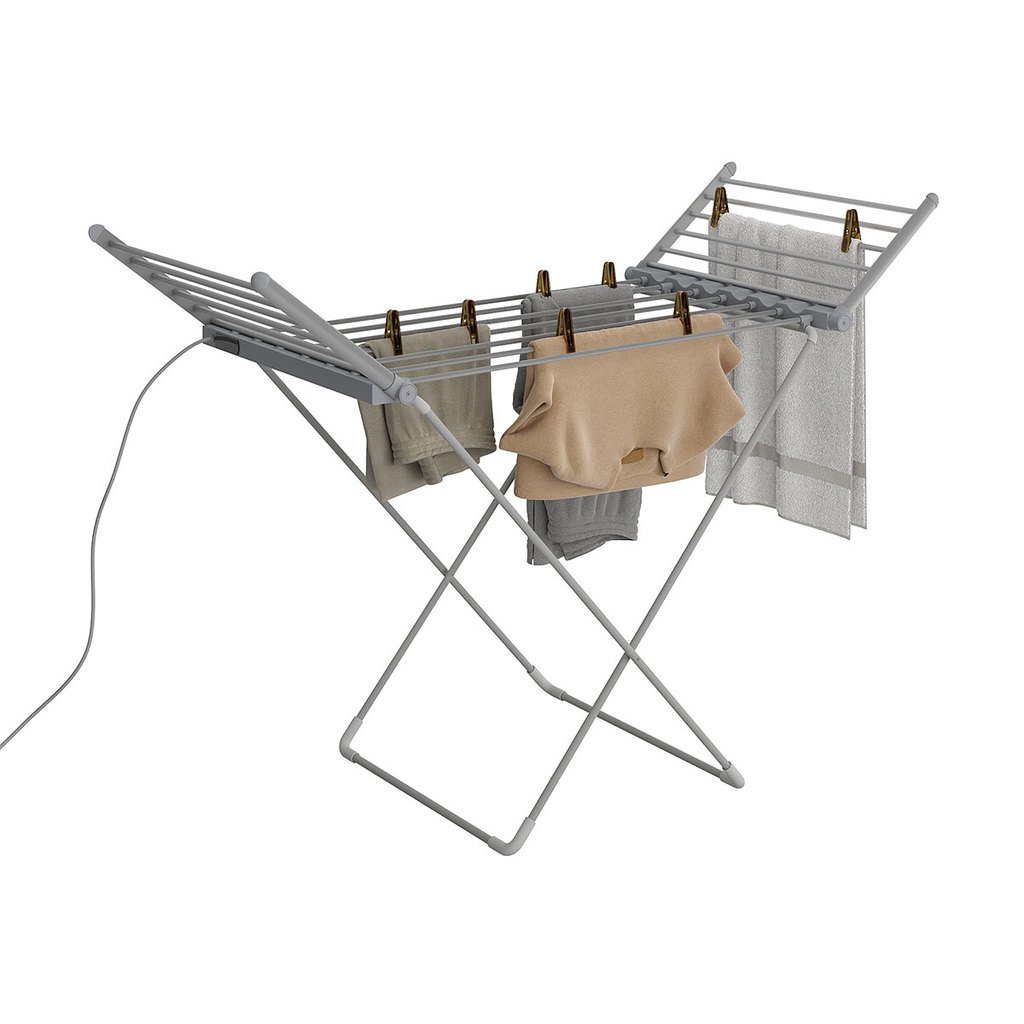 Varal de Chão Toalheiro Elétrico 110V  Aquecido 140 x 70