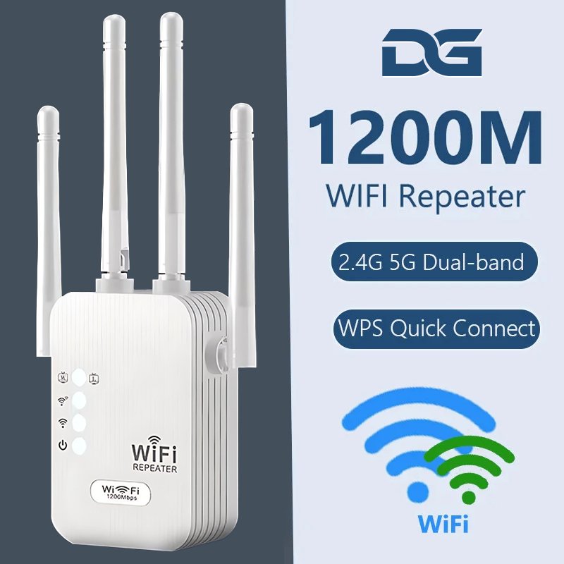 Repetidor Amplificador De Sinal Wifi Amplifier 1200/mbps Ultra Rápido sinal forte 110v/220v G8