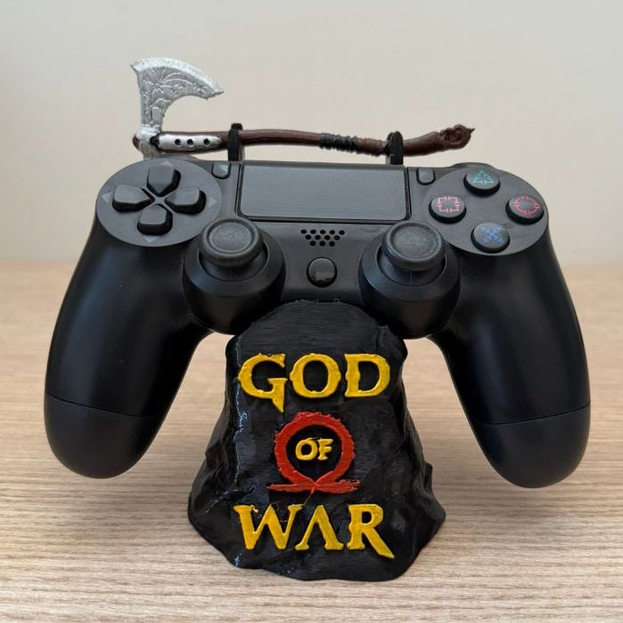 Suporte de Controle PS4 e PS5 - Jogo God Of War