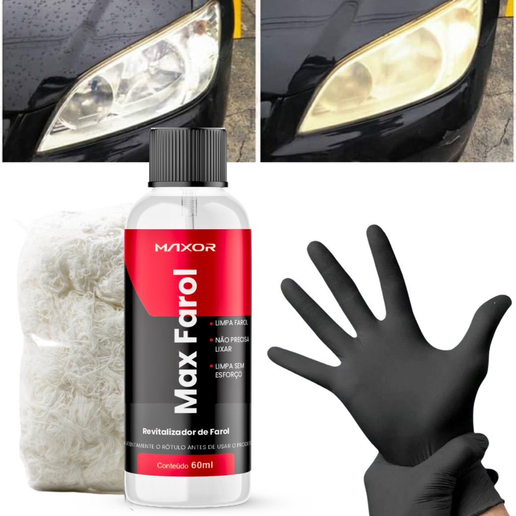 Revitalizador De Farol Automotivo Carro - Restauração Rápida Não Precisa Lixar Nem Polir - Produto De LimpezA