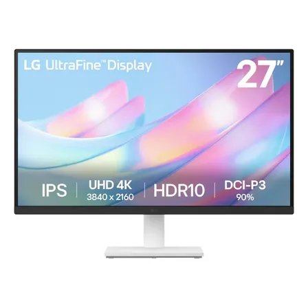 Monitor LG Ultrafine - Tela Ips Uhd 4k 27 , Hdr10, Dci-p3 90%, Dynamic Action Sync  27us500-w Branco 127/220v
