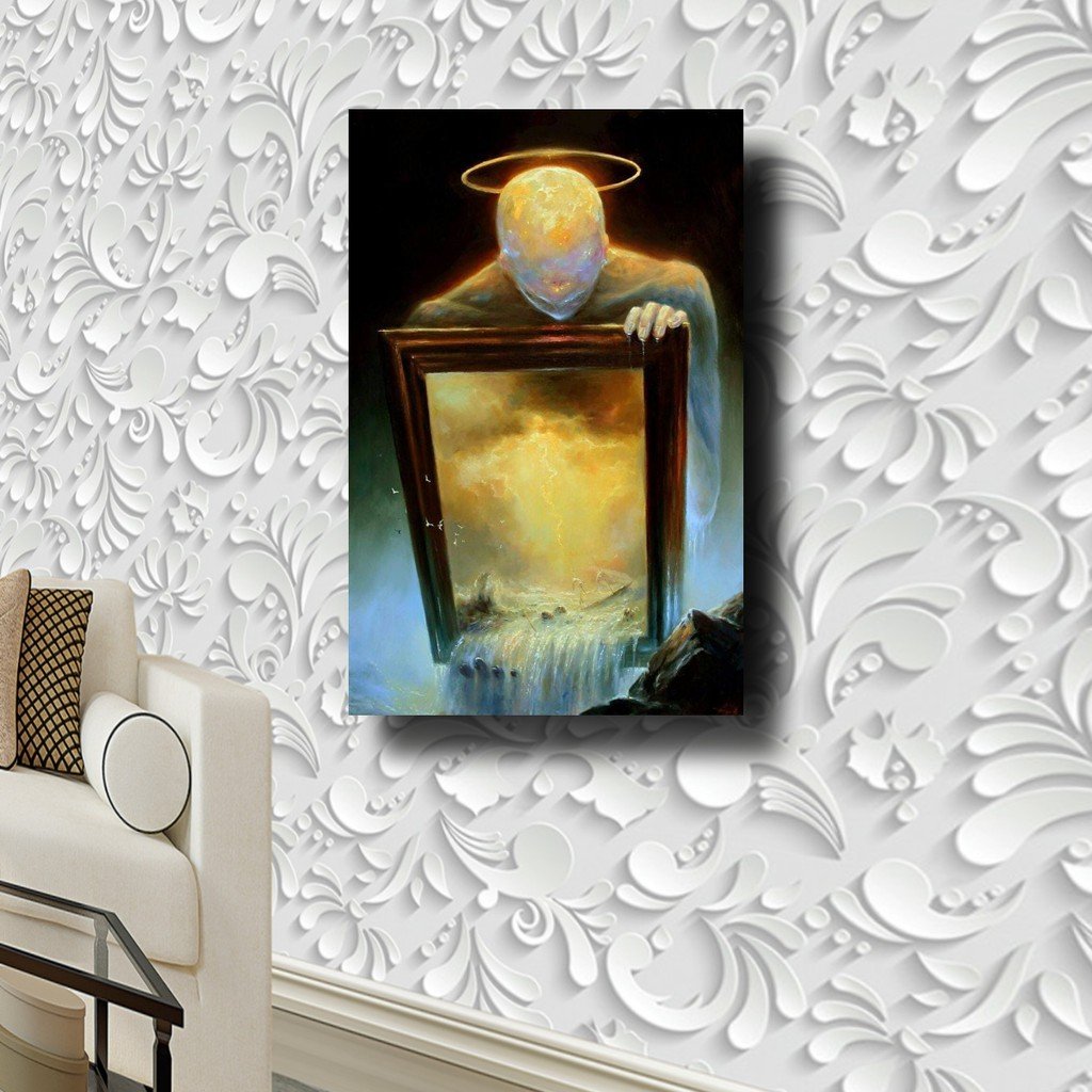 Placa Quadro decorativo - Psicodélico / Poster / Decorar